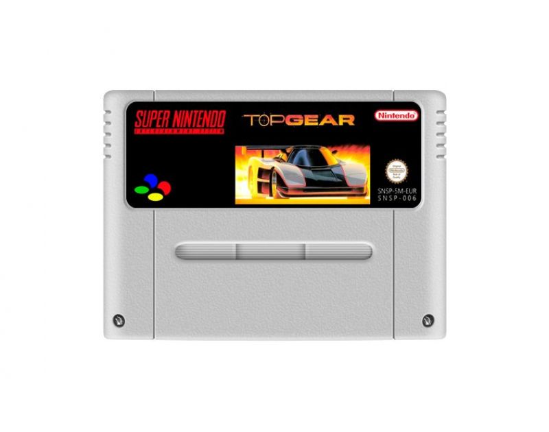 Cartucho Top Gear Super Nintendo Snes Jogo Game Corrida Fita