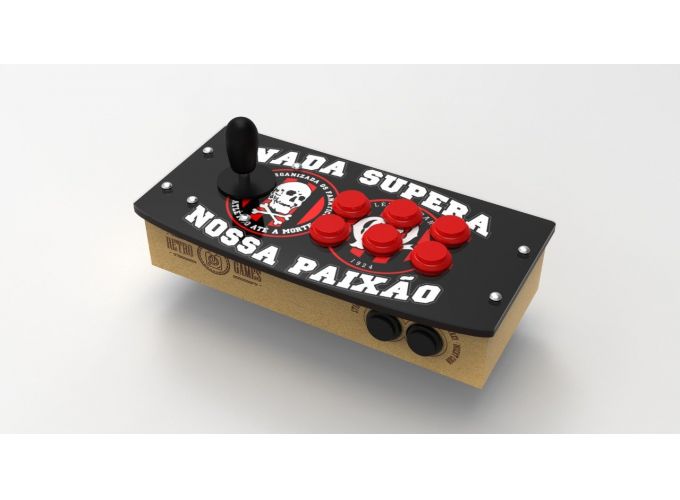 Imagem #1 de Arcade Mini Centauri: 75 mil jogos + Netflix + 2 controles