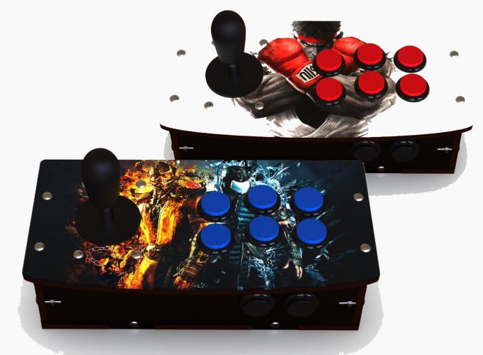Imagem #1 de Kit Arcades Mini Mortal Kombat e Street Fighters 75000 jogos