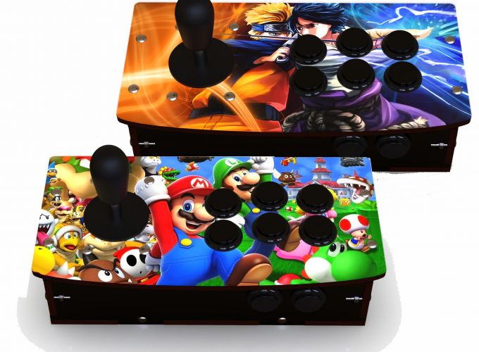 Imagem #1 de Kit Arcades Mini Mario e Luigi + Naruto 75000 jogos