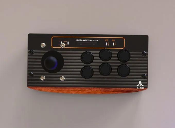 Imagem #1 de Arcade Mini design Atari 2: 75 mil jogos + Netflix